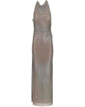 Self-Portrait Long Dress - White
