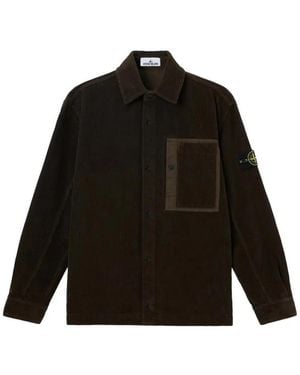 Stone Island Overshirt Coal - Black