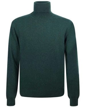 Malo Wool Turtleneck - Green