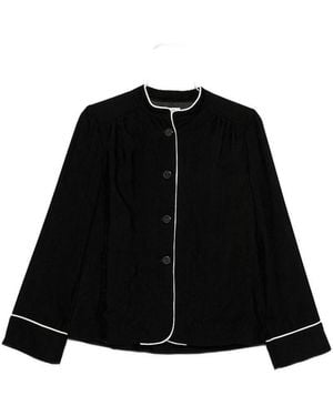 forte_forte Velvet Tang Jacket - Black