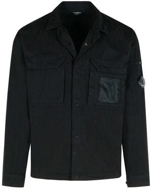 C.P. Company Cotton Shirt - Black