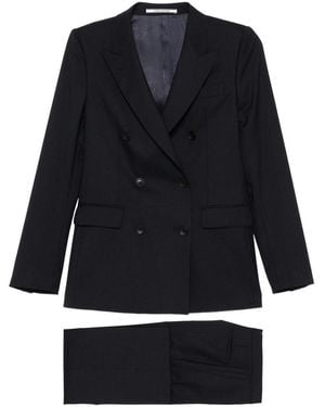 Tagliatore Wool Blend Suit - Blue