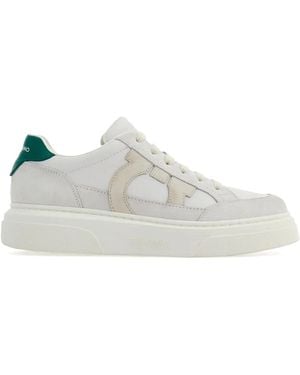 Ferragamo Cassina Gancini Outline Low-Top Trainers - Multicolour