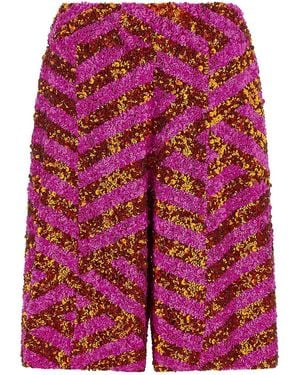 Dries Van Noten 'Pomy Bis' Bermuda Shorts - Red