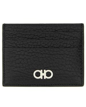 Ferragamo Gancini Card Holder - Black