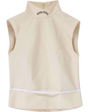 Moschino Top Haute Couture - Natural