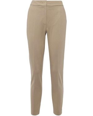 Max Mara Pegno Viscose Jersey Pants - Natural