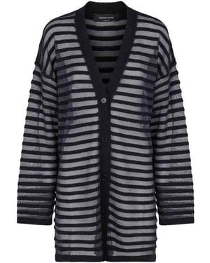 Fabiana Filippi Sequined Organza Cardigan By - Black