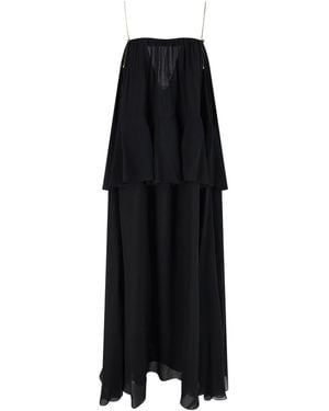 Chloé Silk Maxi Dress - Black
