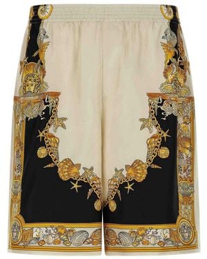 Versace Print Bermuda Shorts - Black