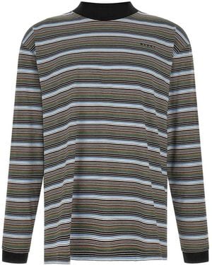 Marni Striped T-Shirt - Grey
