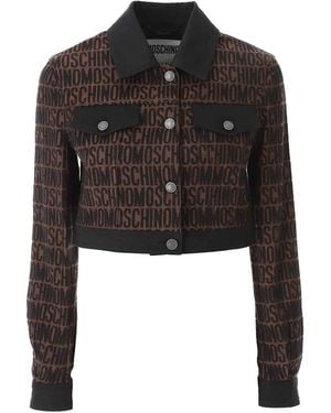 Moschino Logo Jacket - Black