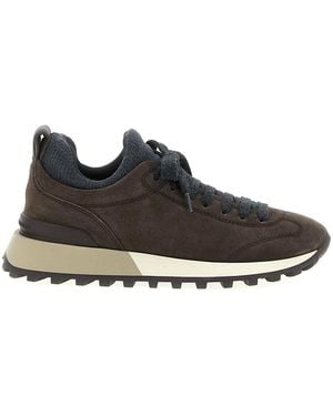 Brunello Cucinelli Suede Trainer - Black