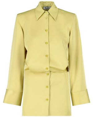 The Attico Mini Shirt Dress - Yellow