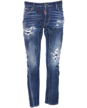 DSquared² Tidy Biker Jean Jeans - Blue