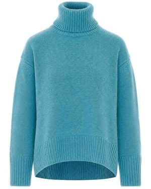 Not Shy Light Audrey Sweater - Blue