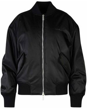 Off-White c/o Virgil Abloh Off- 'Ny' Polyamide Bomber Jacket - Black