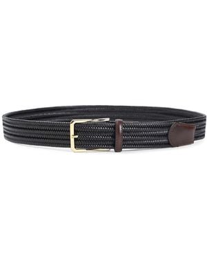 Canali Woven Belt - White