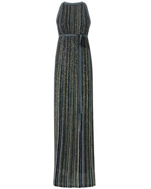 Missoni Dark Sleeveless Long Dress - Green