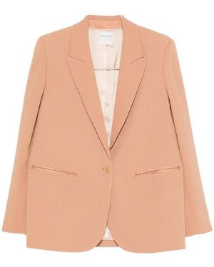 forte_forte Single-Breasted Blazer Jacket - Natural