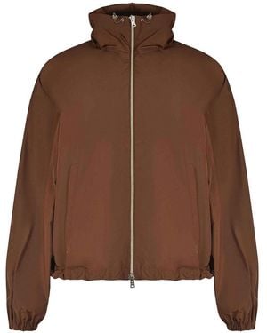 Herno Jacket Made Of Taffeta - Brown