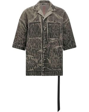 Rick Owens 'Magnum Tommy' Shirt - Grey
