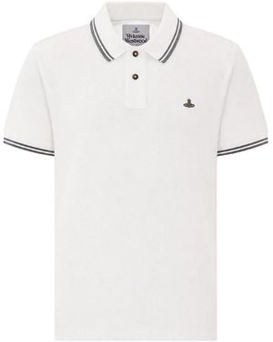 Vivienne Westwood Orb Classic Polo - White