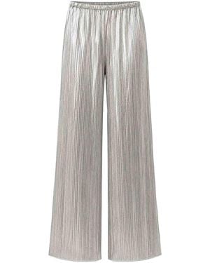 forte_forte Trousers With An Elasticated Waist - Grey