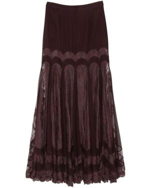 Zimmermann Jupe Longue - Violet