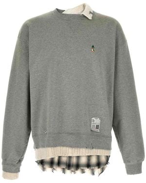 Maison Mihara Yasuhiro Three Layer Sweatshirt - Grey