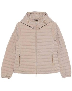 Moorer Padded Coat - Natural