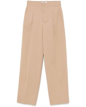 MSGM Pantaloni Pliss - Natural