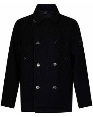 Stone Island Short Coat - Black