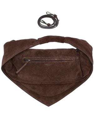 FEDERICO CINA Maxi Tortellino Tote Bag Swede - Brown