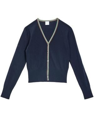 Paul Smith Cardigan Merinos Extrafine - Blue