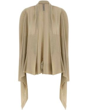 Rick Owens Medium Wrap Cardigan - Natural