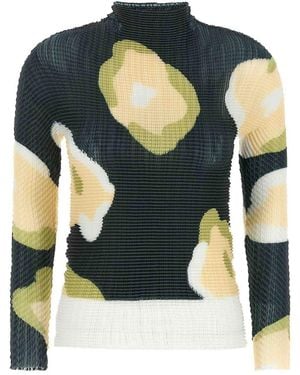 Issey Miyake 'Verve Pleats' Top - Blue