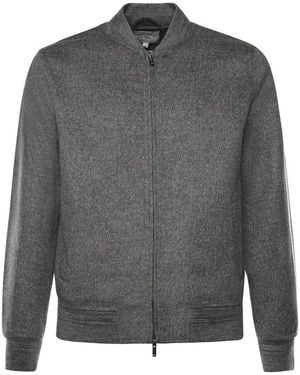 MC2 Saint Barth Camden Wool Bomber Jacket - Grey