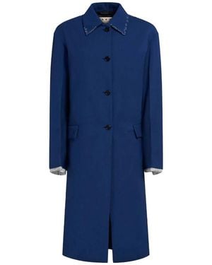 Marni Cappotto Monopetto - Blu