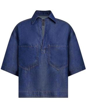 Dondup Denim Shirt With Pockets - Blue