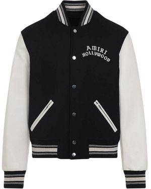 Amiri Hollywood Bomber Jacket - Blue