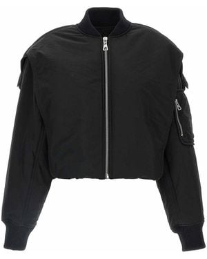 Jean Paul Gaultier The Hooded Bomber' Jacket - Black