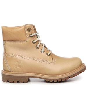 Timberland Premium 6 Inch Lace Up Waterproof - Natural