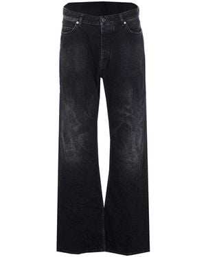 Balenciaga Jeans Acampanados - Azul