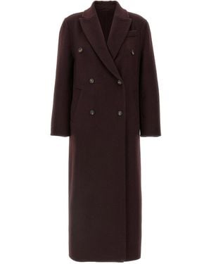 Brunello Cucinelli Cashmere Coat - Red