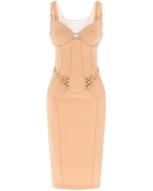 Elisabetta Franchi Corset Dress - White