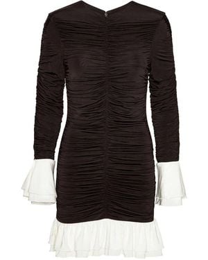 ROTATE BIRGER CHRISTENSEN Ruched Detailing Dress - Black