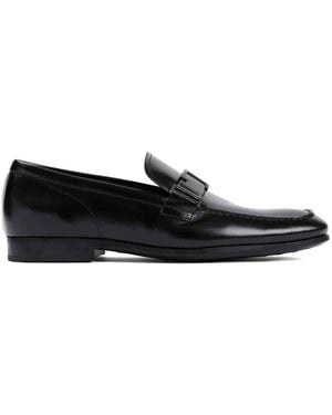 Tod's Leather Loafers - Black