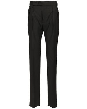 Tagliatore Prince Of Wales Trousers - Black
