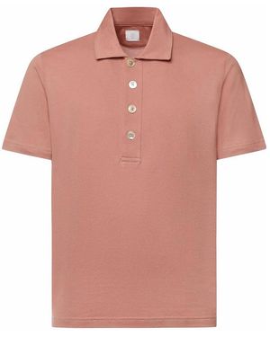Eleventy Cotton Polo - Pink